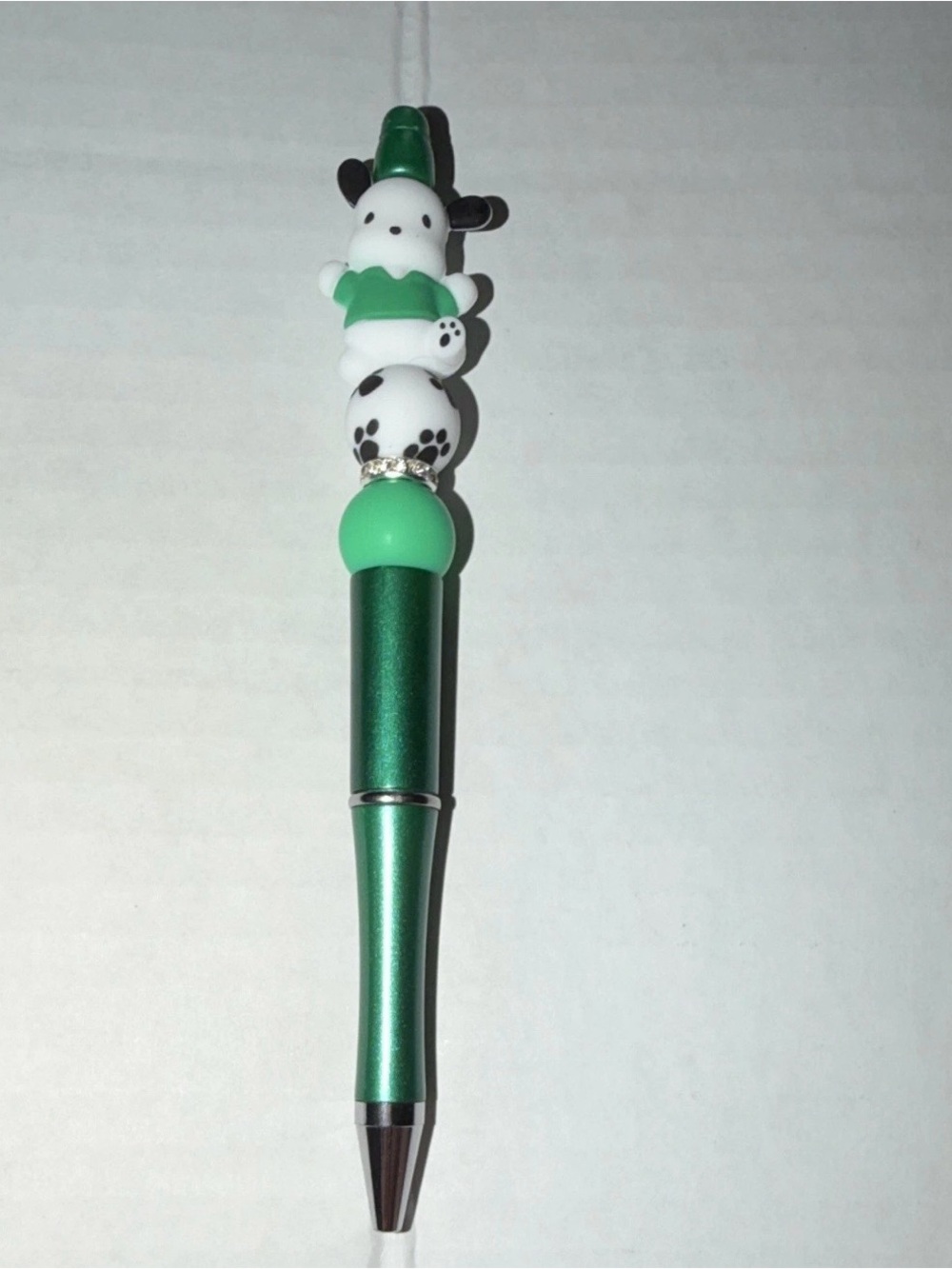 Green Sanrio “POCHACCO” Handmade Ballpoint Pen - Cute Desk Accessory